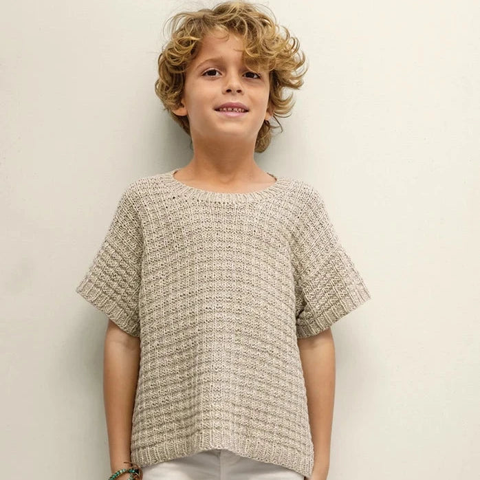 Garnkit: Leo Tee Junior fra Sandnes (opskrift + garn)