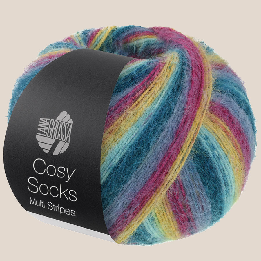 Lana Grossa Cozy Socks Soft Stripes(155) - UDSALG