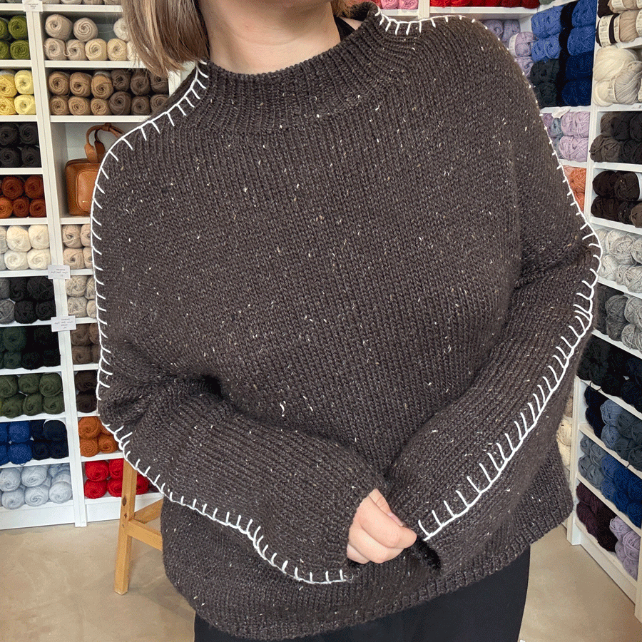 Garnpakke: Glacis Sweater fra Sofia Scotford Knitwear (kun garn)