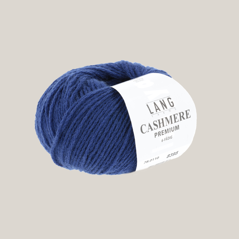Lang Yarns Cashmere Premium – luksuriøst 100 % cashmeregarn, ekstra blødt og perfekt til eksklusive strikkeprojekter som huer, halstørklæder og babystrik. strikkepind millimeter til 3,5 millimeter. Farve 0110