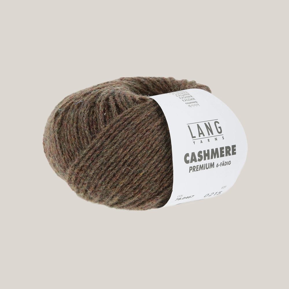 Lang Yarns Cashmere Premium – luksuriøst 100 % cashmeregarn, ekstra blødt og perfekt til eksklusive strikkeprojekter som huer, halstørklæder og babystrik. strikkepind millimeter til 3,5 millimeter. Farve 0467