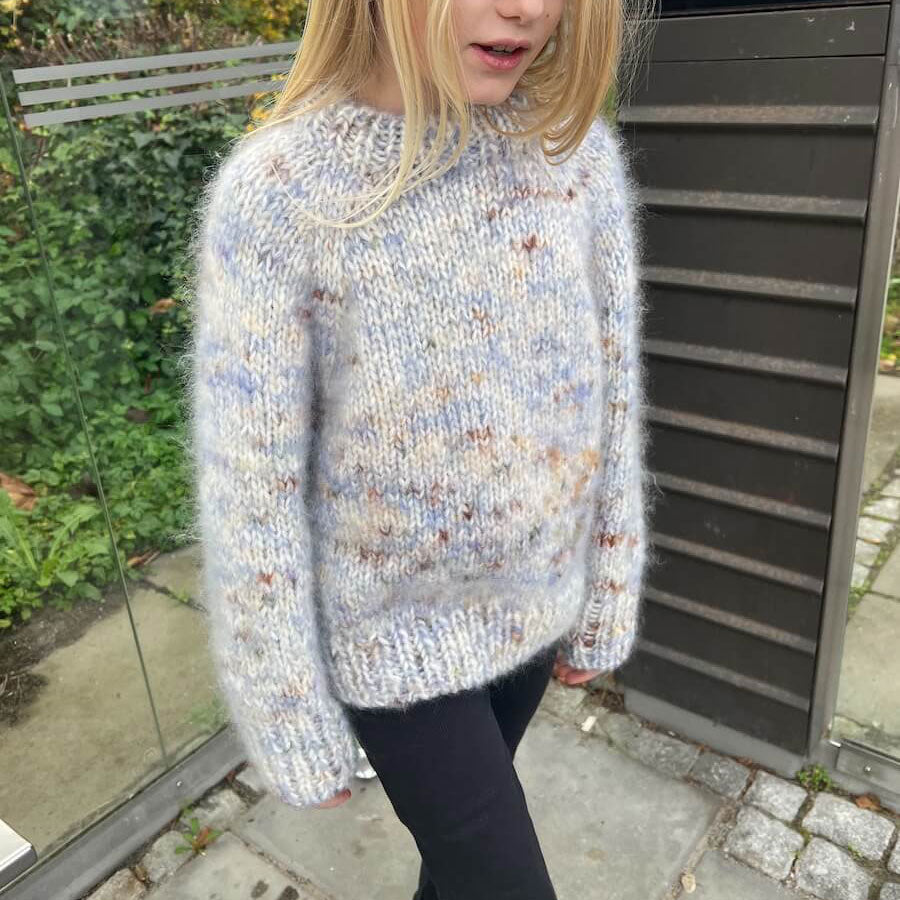 Marble Sweater junior, Fysisk opskrift