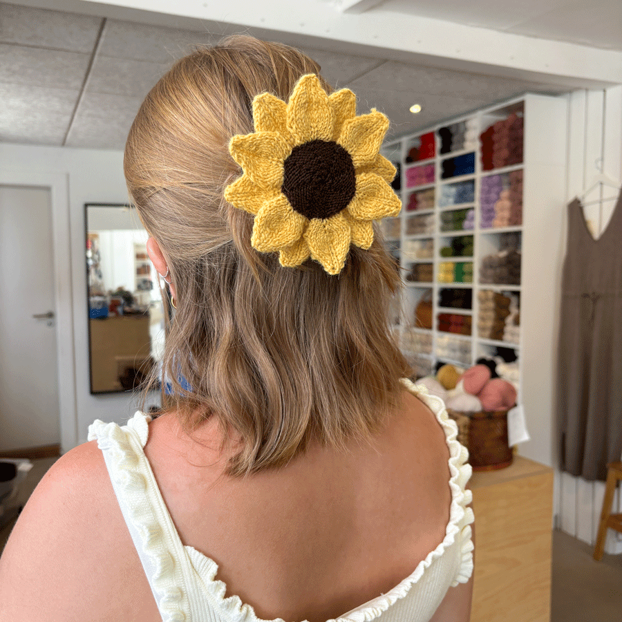 Sunflower Hair Clip, PDF