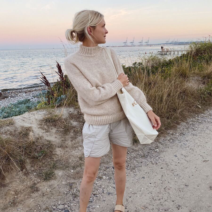 Garnkit: Novice sweater af PetiteKnit (opskrift + garn)