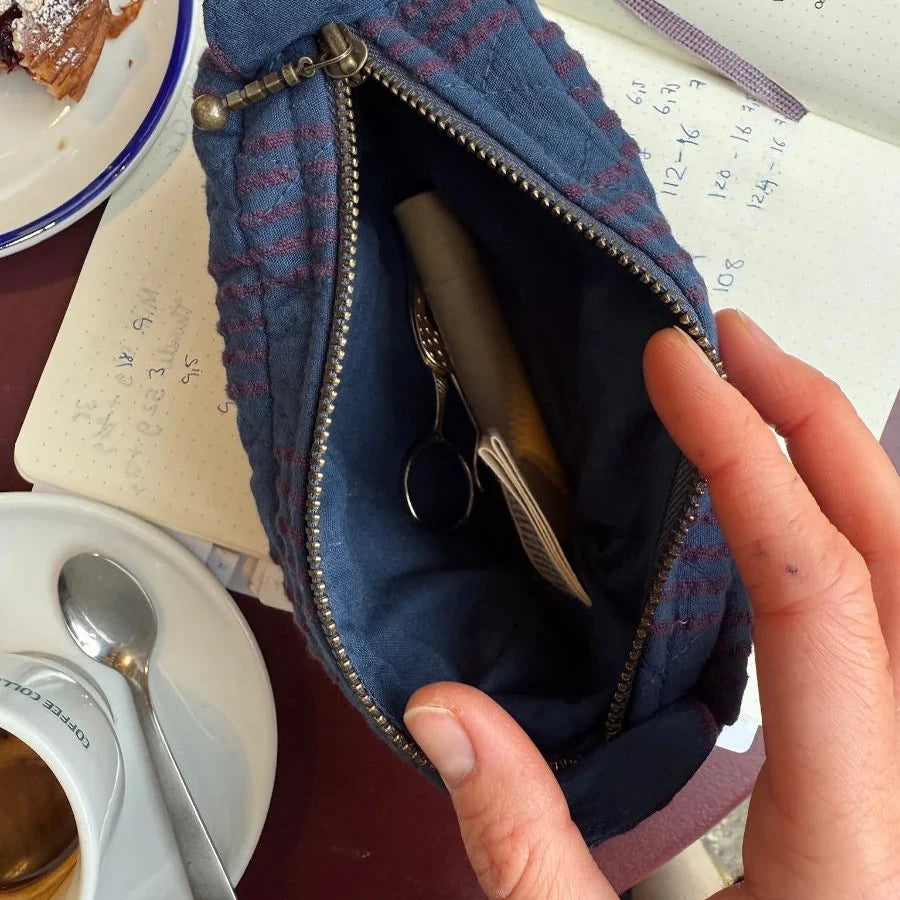 KNITTER'S TOOL CLUTCH - NIGHT SHADOW - Petiteknit Pung