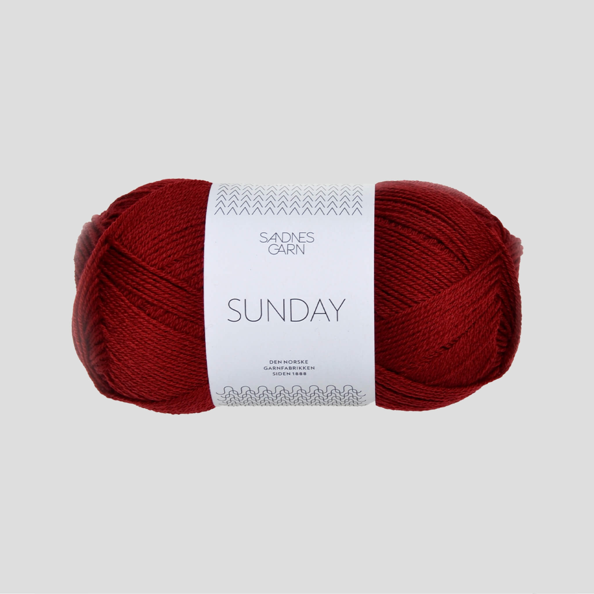 Sunday fra Sandnes Garn – blødt og ubehandlet merinouldgarn i fingering weight, perfekt til babystrik, finstrik og som følgetråd, forhandles hos Den Lille Garnbiks. 100% Merino. strikkefasthed på 28 masker på 10 cm. løbelængde på 235 meter på 50 gram. Farve 4236