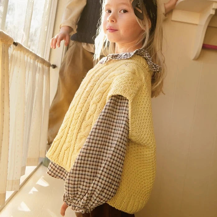 Garnkit: Cora Slipover Junior fra Sandnes (opskrift + garn)