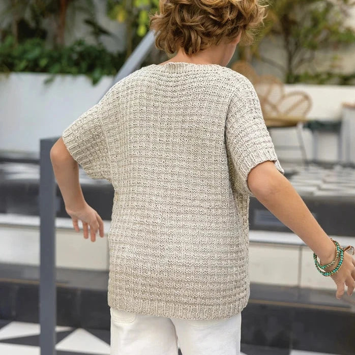 Garnkit: Leo Tee Junior fra Sandnes (opskrift + garn)