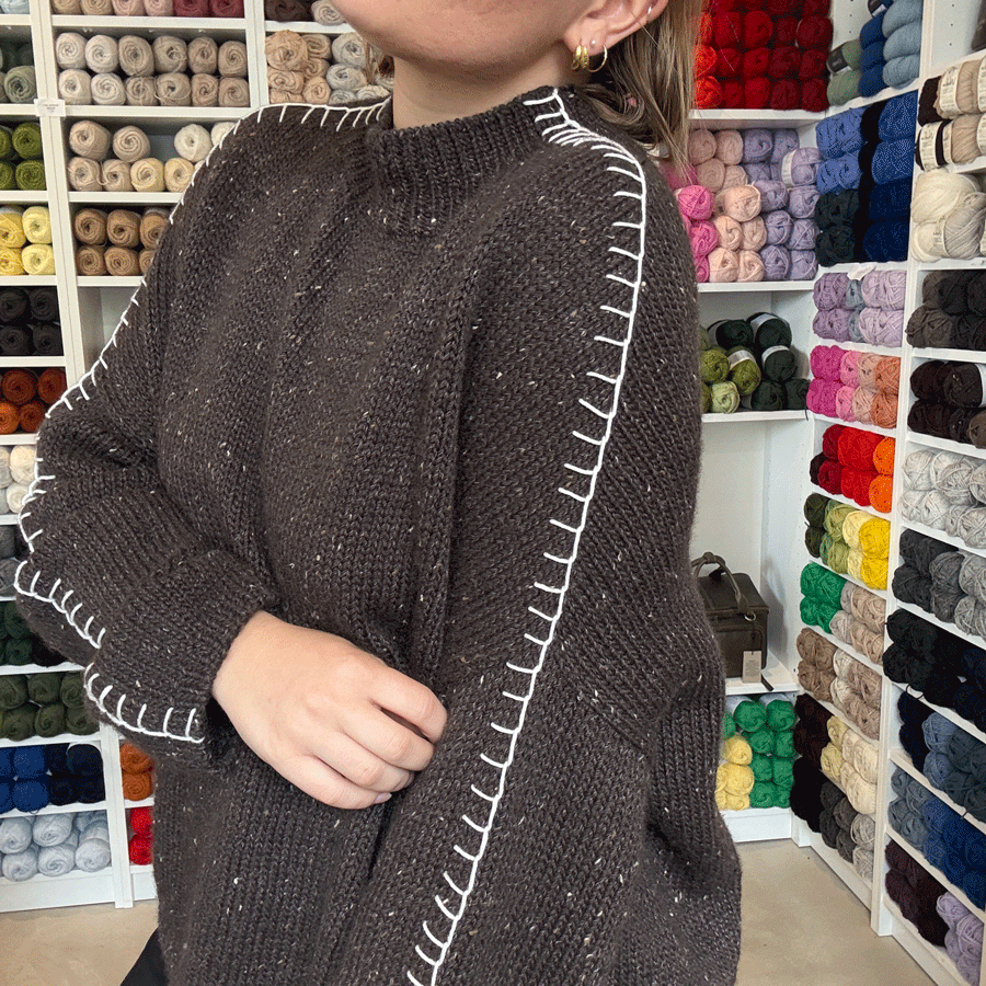 Garnpakke: Glacis Sweater fra Sofia Scotford Knitwear (kun garn)