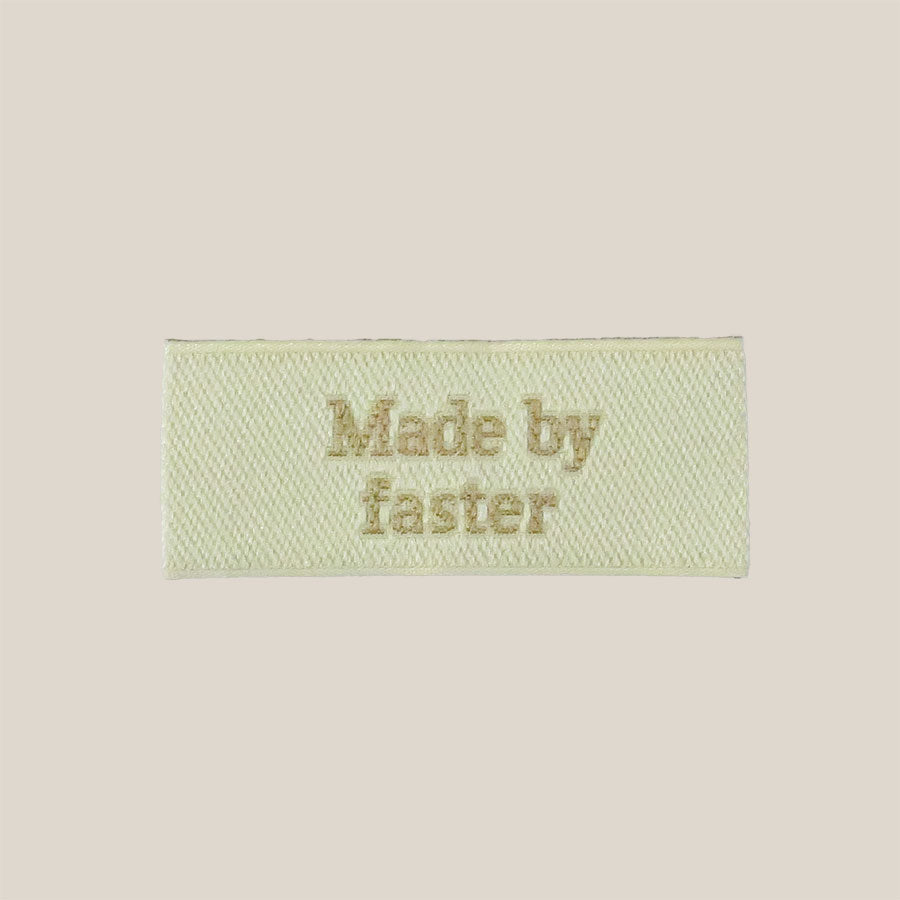 "Made by..." label