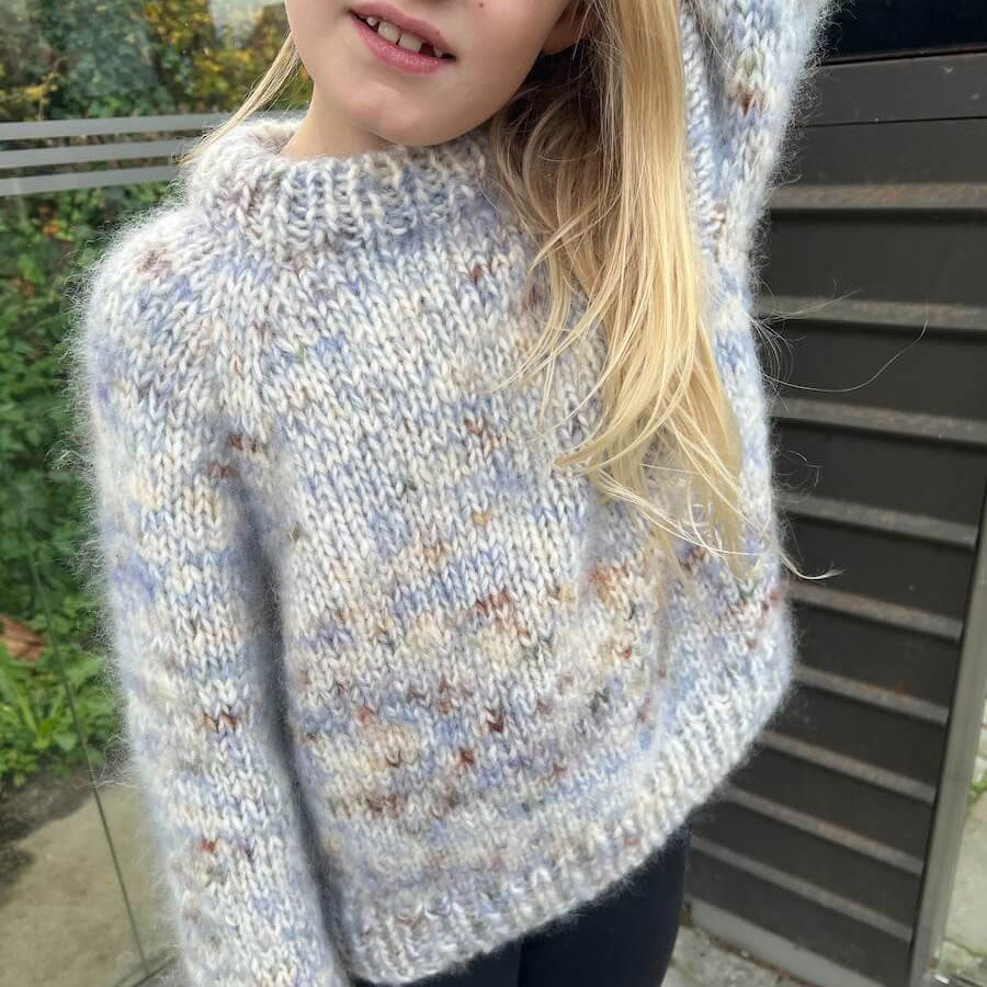 Marble Sweater junior, Fysisk opskrift