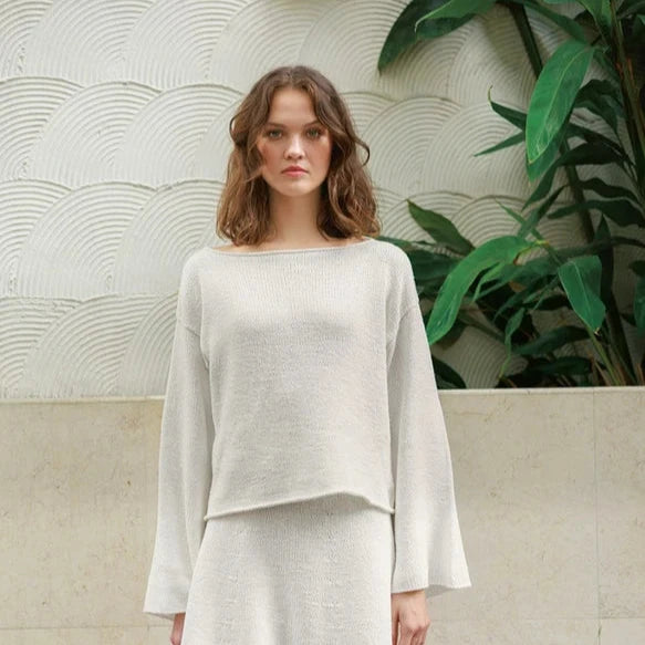 Milly sweater fra Sandnes Garn, garnkit hos Den Lille Garnbiks