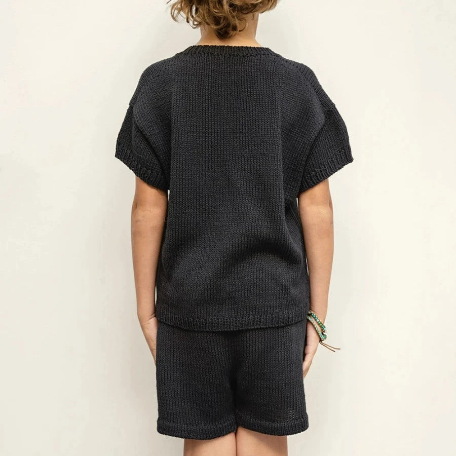 Mio tee & shorts junior, garnkit, sandnes garn, Den lille garnbiks