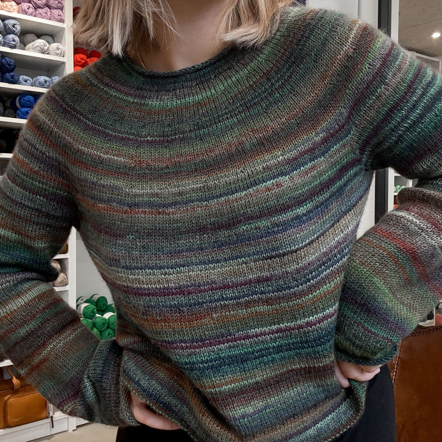 Garnkit: Plain Yoke blouse af LeKnit (opskrift + garn)