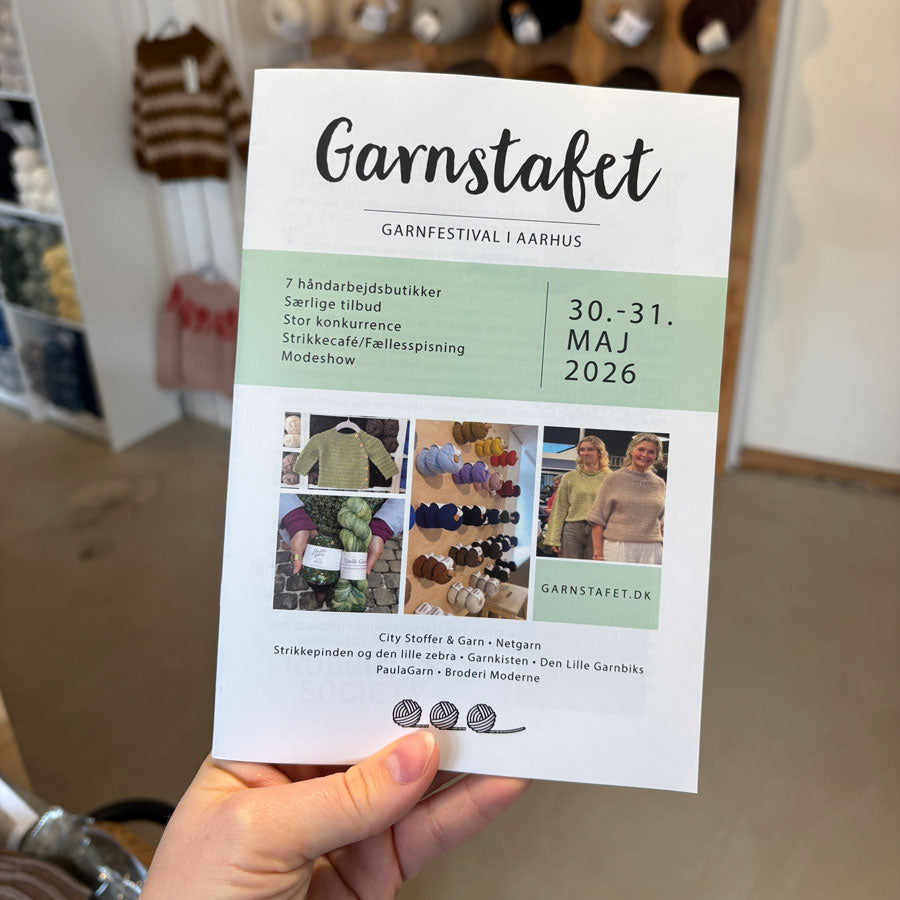 Garnstafet stempelkort 2026 inkl. totebag