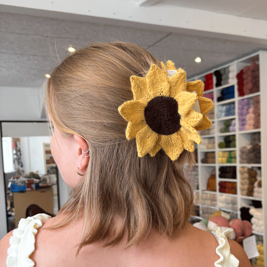 Sunflower Hair Clip, PDF