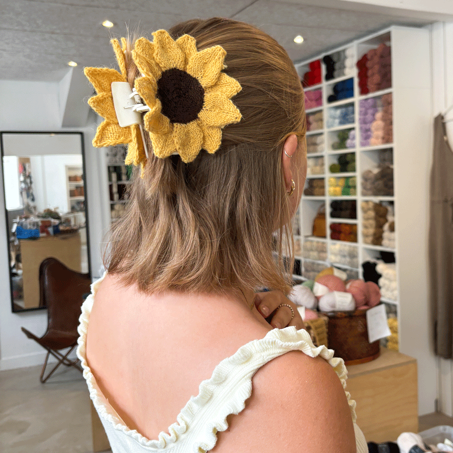 Sunflower Hair Clip, PDF