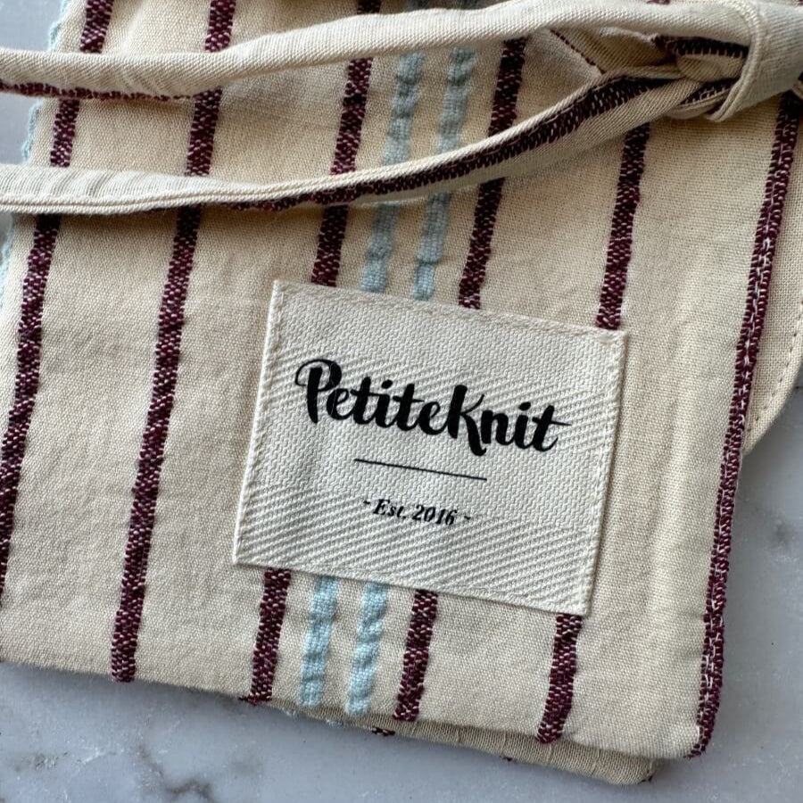 Pindeetui To Go Knitters Needle Case - TWIN STRIPE - Petiteknit Pindeetui