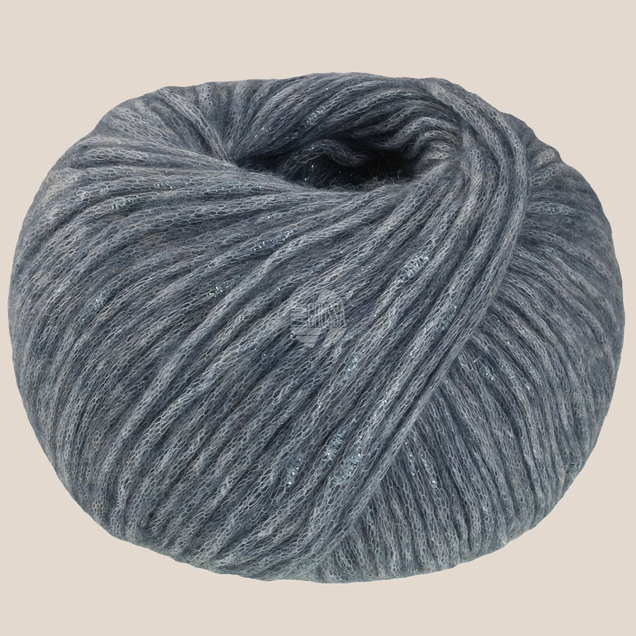 Lana Grossa Lucciola garn farve 04 – merinould, bomuld og alpaka med glimmer