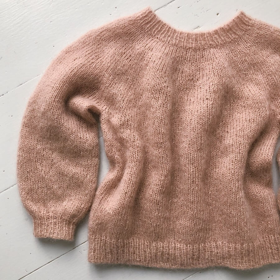 Garnkit: Novice sweater junior - Mohair edition af Petiteknit (opskrift +garn)