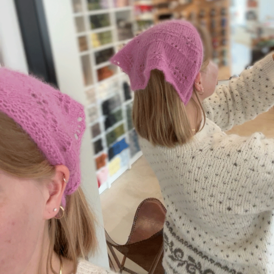 Garnkit: Una Scarf fra KnitVik (PDF og garn)